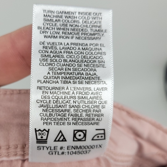 Kensie jeans Womens Effortless Ankle Mid Rise Pink Denim Size 8 - Picture 11 of 16